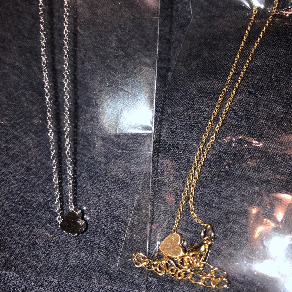 Heart necklaces